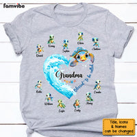 Personalized Grandma Gift Turtle Blessed To Be Called Nana Shirt - Hoodie - Sweatshirt 31864 thumb 1