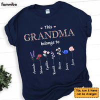 Personalized Gift For Grandma Floral Birth Flowers Shirt - Hoodie - Sweatshirt 31867 thumb 1
