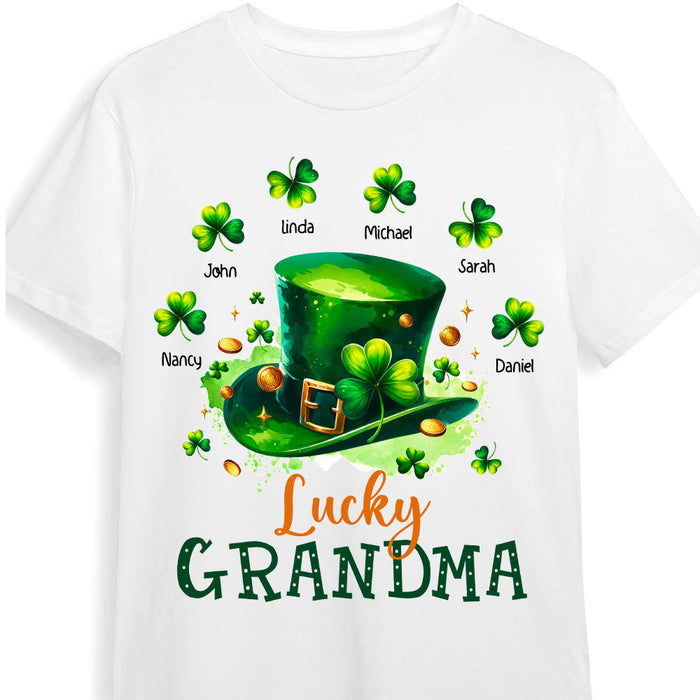 Personalized Gift For Lucky Grandma St Patricks Day Shirt - Hoodie - Sweatshirt 31869 1