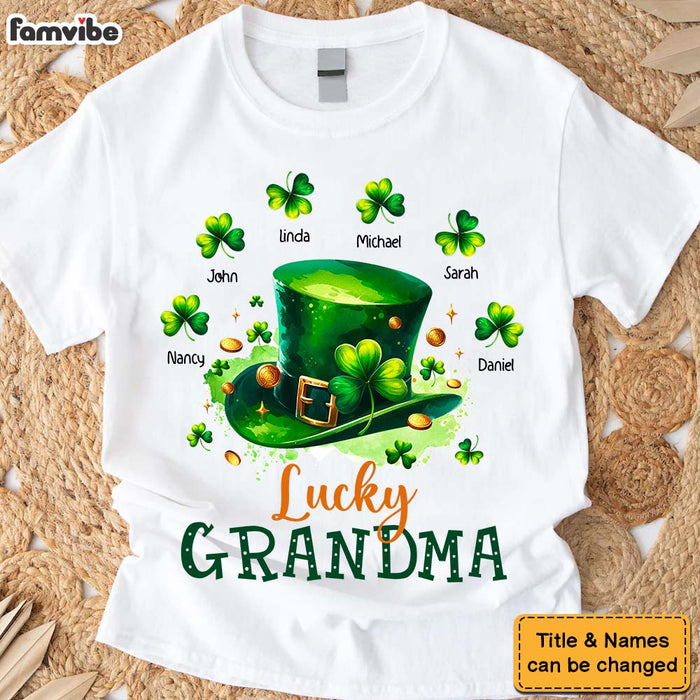 Personalized Gift For Lucky Grandma St Patricks Day Shirt - Hoodie - Sweatshirt 31869 1