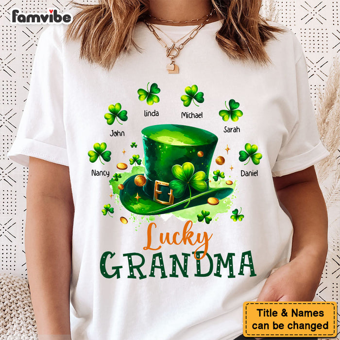 Personalized Gift For Lucky Grandma St Patricks Day Shirt - Hoodie - Sweatshirt 31869 1