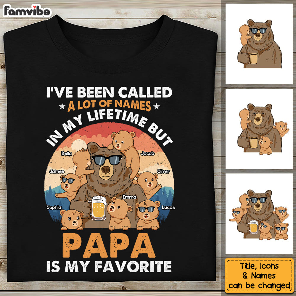 Personalized Gift For Grandpa Bear I've Been Called Shirt Hoodie Sweatshirt 31871 Primary Mockup