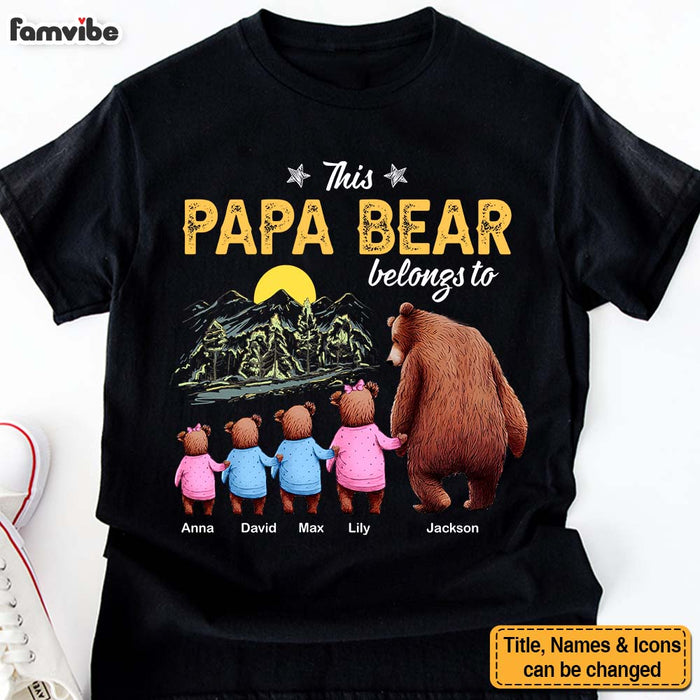 Personalized Gift For Grandpa This Grandpa Bear Belongs To Shirt - Hoodie - Sweatshirt 31872 1