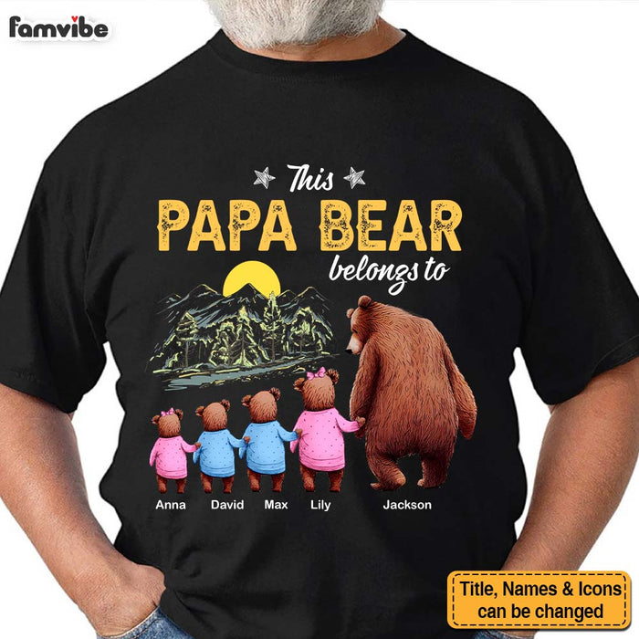 Personalized Gift For Grandpa This Grandpa Bear Belongs To Shirt - Hoodie - Sweatshirt 31872 1