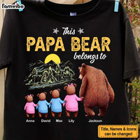 Personalized Gift For Grandpa This Grandpa Bear Belongs To Shirt - Hoodie - Sweatshirt 31872 thumb 1