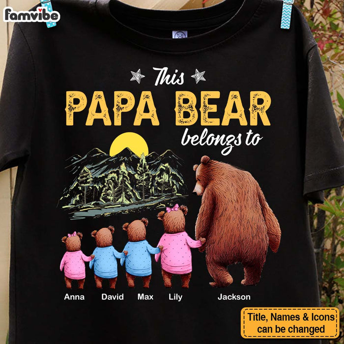 Personalized Gift For Grandpa This Grandpa Bear Belongs To Shirt - Hoodie - Sweatshirt 31872 1