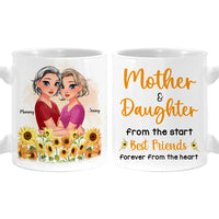 Personalized Gift Mother & Daughter From The Start Friends From The Heart Mug 31882 thumb 1