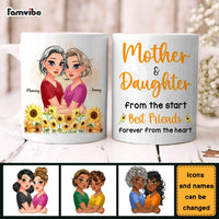 Personalized Gift Mother & Daughter From The Start Friends From The Heart Mug 31882 thumb 1