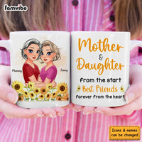 Personalized Gift Mother & Daughter From The Start Friends From The Heart Mug 31882 thumb 1