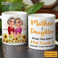 Personalized Gift Mother & Daughter From The Start Friends From The Heart Mug 31882 thumb 1