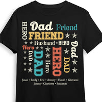 Personalized Gift For Dad Hero Word Art Shirt - Hoodie - Sweatshirt 31886 thumb 1