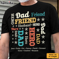 Personalized Gift For Dad Hero Word Art Shirt - Hoodie - Sweatshirt 31886 thumb 1