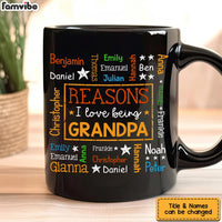 Personalized Gift For Grandpa Reasons I Love Being Word Art Mug 31887 thumb 1