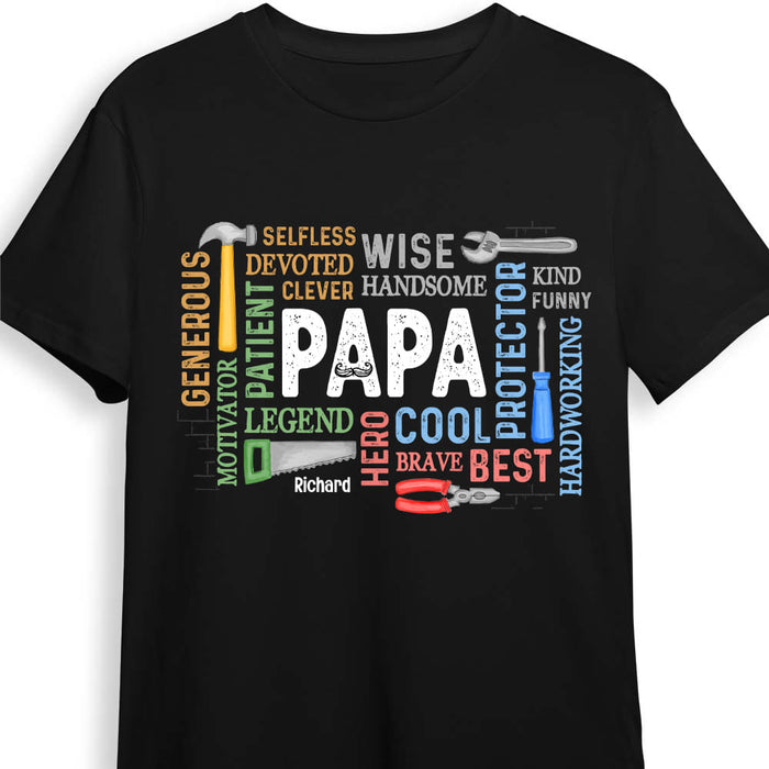 Personalized Gift For Dad Papa Generous Cool Hero Shirt - Hoodie - Sweatshirt 31890 1