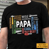 Personalized Gift For Dad Papa Generous Cool Hero Shirt - Hoodie - Sweatshirt 31890 thumb 1