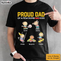 Personalized Funny Dad Papa Proud Dad Of A Few D Kids Shirt - Hoodie - Sweatshirt 31891 thumb 1