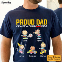 Personalized Funny Dad Papa Proud Dad Of A Few D Kids Shirt - Hoodie - Sweatshirt 31891 thumb 1