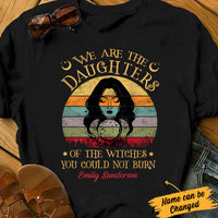 Personalized Halloween We Are The Daughters Of The Witch T Shirt AG262 87O34 thumb 1