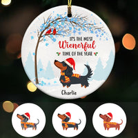 Personalized Dachshund Dog Christmas Ornament OB152 85O57 thumb 1
