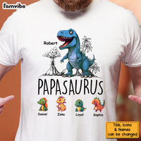 Personalized Papasaurus Shirt - Hoodie - Sweatshirt 31914 thumb 1