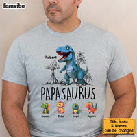 Personalized Papasaurus Shirt - Hoodie - Sweatshirt 31914 thumb 1