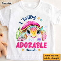 Personalized Gift For Granddaughter I Turtley Adorable Kid T Shirt - Kid Hoodie - Kid Sweatshirt 31915 thumb 1
