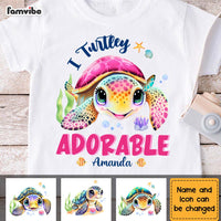Personalized Gift For Granddaughter I Turtley Adorable Kid T Shirt - Kid Hoodie - Kid Sweatshirt 31915 thumb 1