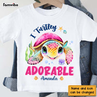 Personalized Gift For Granddaughter I Turtley Adorable Kid T Shirt - Kid Hoodie - Kid Sweatshirt 31915 thumb 1