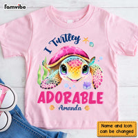 Personalized Gift For Granddaughter I Turtley Adorable Kid T Shirt - Kid Hoodie - Kid Sweatshirt 31915 thumb 1