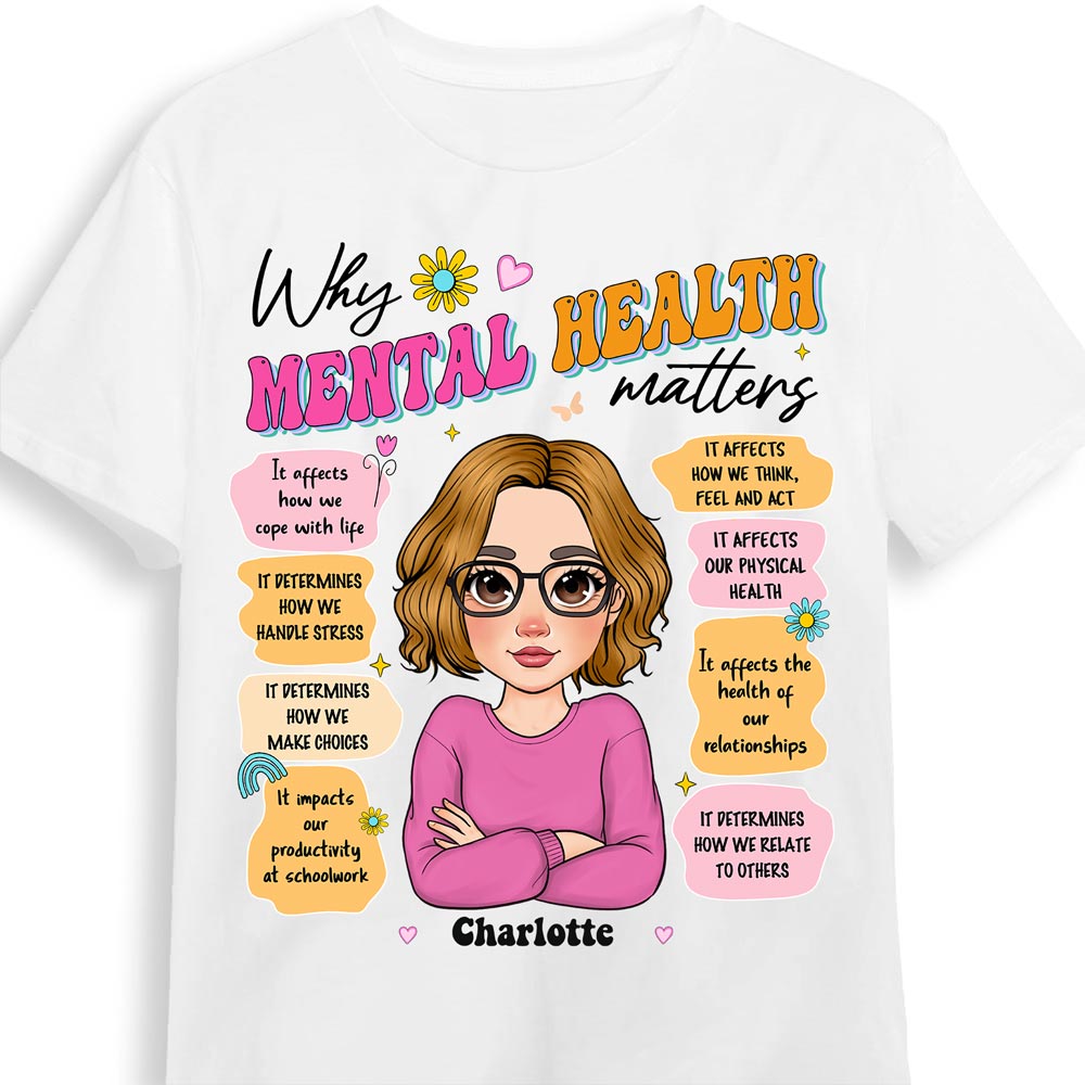 Personalized Gift For Daughter Mental Health Matters Shirt Hoodie Sweatshirt 31919 Primary Mockup