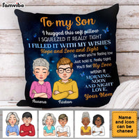 Personalized To My Son Hug This Pillow 31921 thumb 1