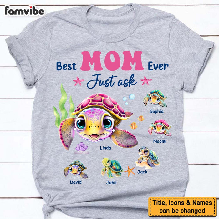 Personalized Gift For Mom B est Mom Ever Just Ask Shirt - Hoodie - Sweatshirt 31925 1