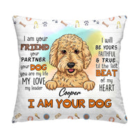 Personalized Gift For Dog Mom I Am Your Friend Pillow 31930 thumb 1