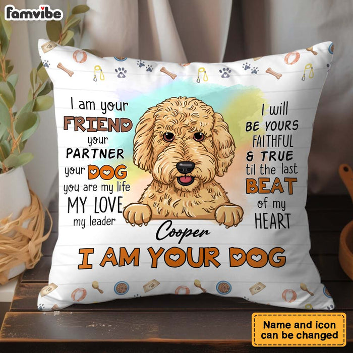 Personalized Gift For Dog Mom I Am Your Friend Pillow 31930 1