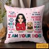 Personalized Gift For Dog Mom I Am Your Friend Pillow 31931 1