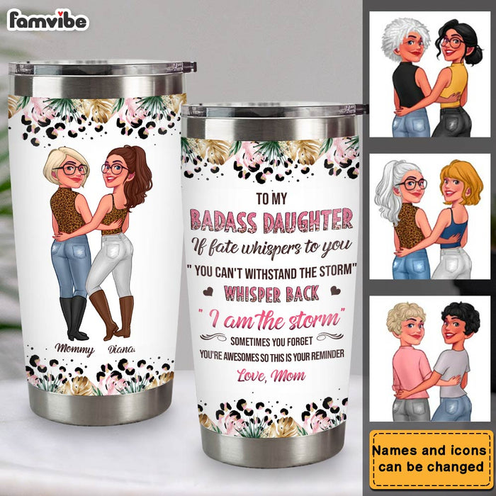 Personalized Gift For Daughter Withstand The Storm Steel Tumbler 31934 1