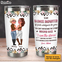 Personalized Gift For Daughter Withstand The Storm Steel Tumbler 31934 thumb 1