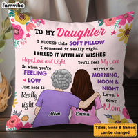 Personalized Gift For Daughter I Hugged This Soft Pillow 31936 thumb 1