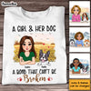 Personalized Gift For Dog Mom A Girl And Her Dog Shirt - Hoodie - Sweatshirt 31937 1