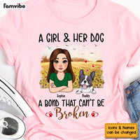 Personalized Gift For Dog Mom A Girl And Her Dog Shirt - Hoodie - Sweatshirt 31937 thumb 1