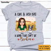 Personalized Gift For Dog Mom A Girl And Her Dog Shirt - Hoodie - Sweatshirt 31937 1