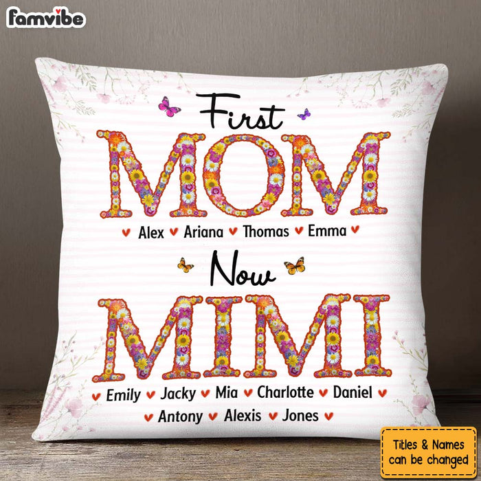 Personalized Gift For Grandma First Now Pillow 31940 1