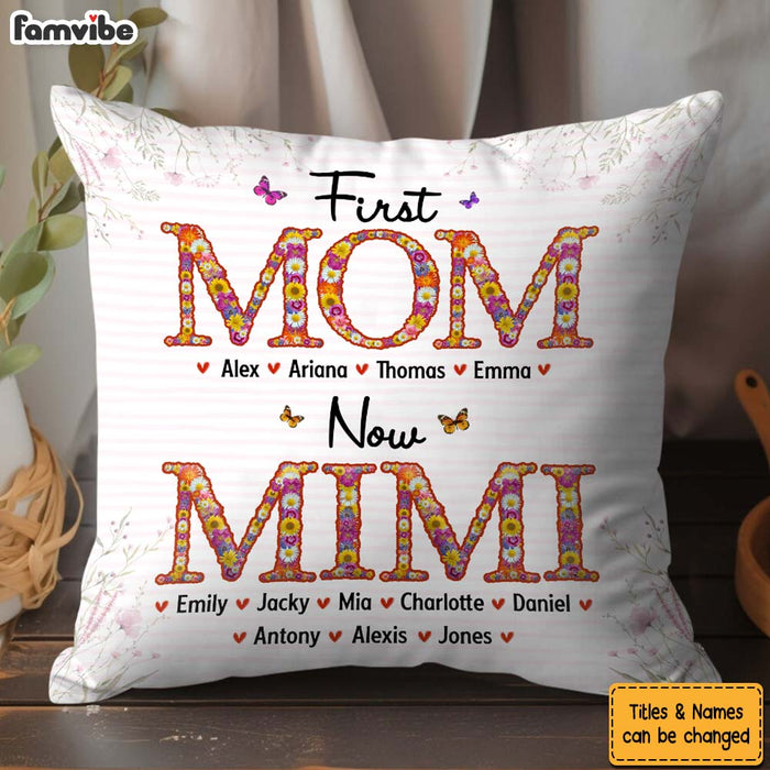 Personalized Gift For Grandma First Now Pillow 31940 1