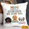 Personalized Mother's Day Gift For Dog Mom We Woof You Pillow 31950 1