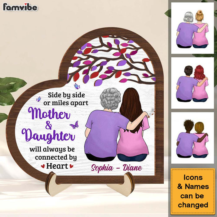 Personalized Gift For Mom Daughter 2 Layered Wooden Plaque 31954 1