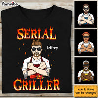 Personalized Gift For Dad Serial Griller Shirt - Hoodie - Sweatshirt 31957 thumb 1