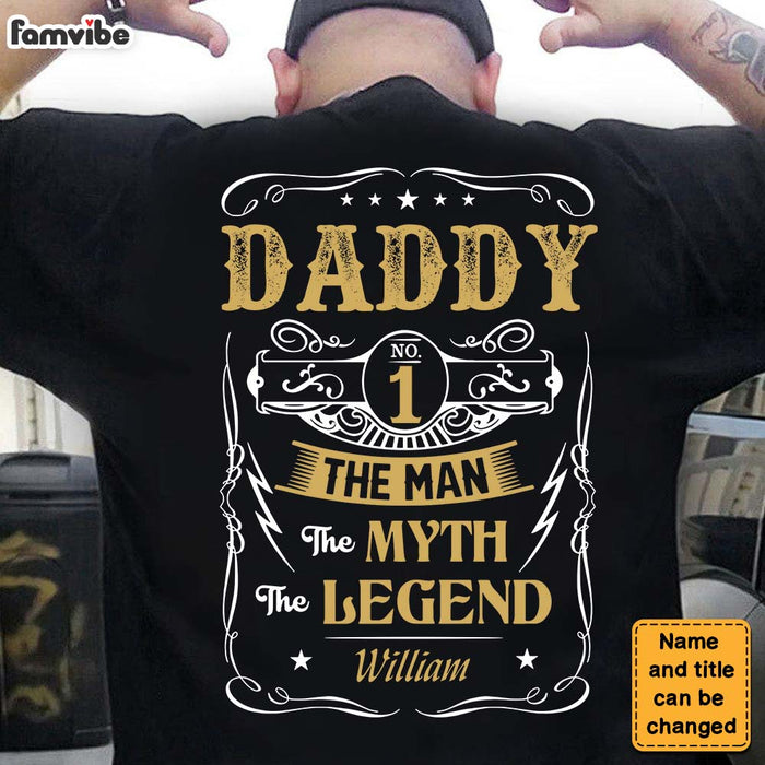 Personalized Gift For Dad The Man The Myth The Legend Shirt - Hoodie - Sweatshirt 31961 1