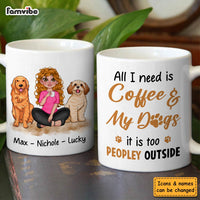 Personalized Gift For Dog Lover All I Need Is Coffee And My Dogs Mug 31962 thumb 1