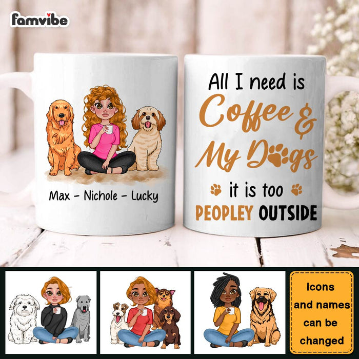 Personalized Gift For Dog Lover All I Need Is Coffee And My Dogs Mug 31962 1