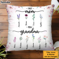 Personalized Gift For Grandma Birth Flowers Pillow 31963 thumb 1